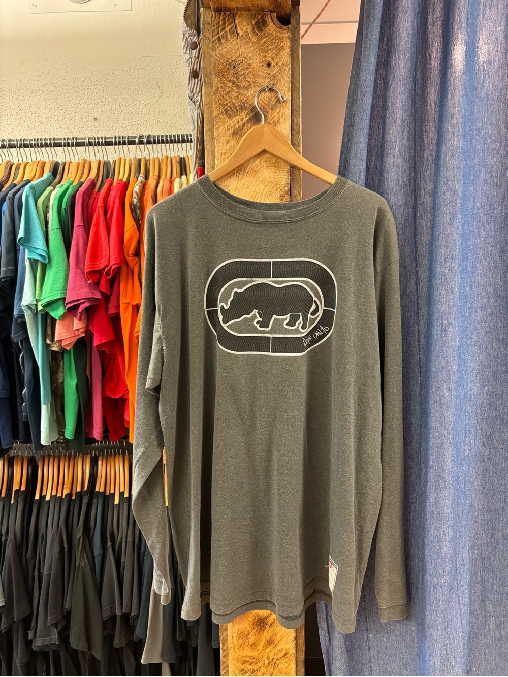 Ecko Untld Grey Longsleeve Tee